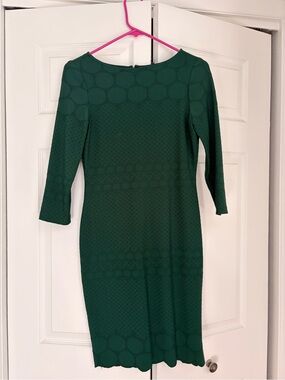 Elegant Forest Green Women’s Sheath Dress